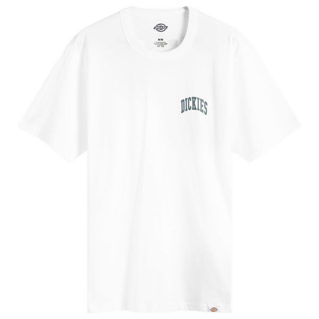 Men's Aitkin Chest Logo T-Shirt in White/Lincoln Green, Size Large | END. Clothing