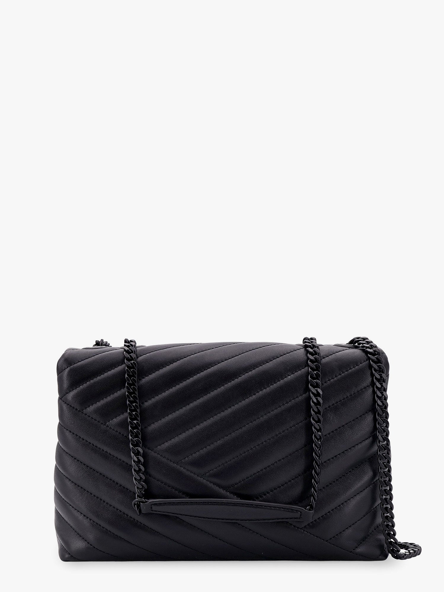 Дамска чанта Tory Burch Kira Chevron Quilted Leather Shoulder Bag Черно | 90857003, 1