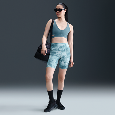 Сутиен Nike Nike Zenvy Light-Support Ribbed Sports Bra Зелено | HF5378-006, 2
