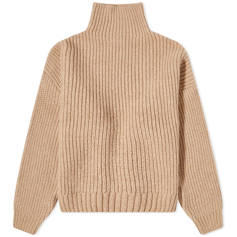 Пуловер Anine Bing Sydney High Neck Knit Jumper Бежово | A-09-0102-220