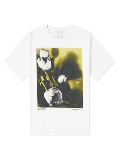 Тениска Pop Trading Company x Paul Smith Tulip Tee Бяло | M1R-136YE-KP3975