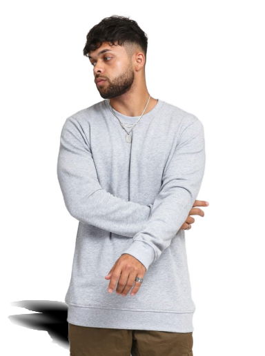 Пуловер Urban Classics Organic Basic Crewneck Сиво | TB3824 melange grey