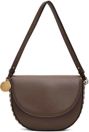 Чанта през рамо Stella McCartney Frayme Medium Shoulder Bag Кафяво | 7B0006WP0316, 0