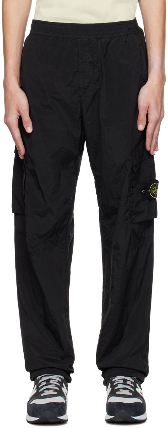 Облекло Stone Island Loose-Fit Cargo Pants Черно | 791531019, 0