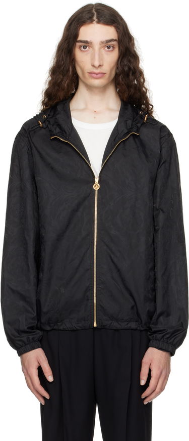 Ветровка Versace Versace Barocco Jacquard Windbreaker Jacket Черно | 1019895_1A15005, 0
