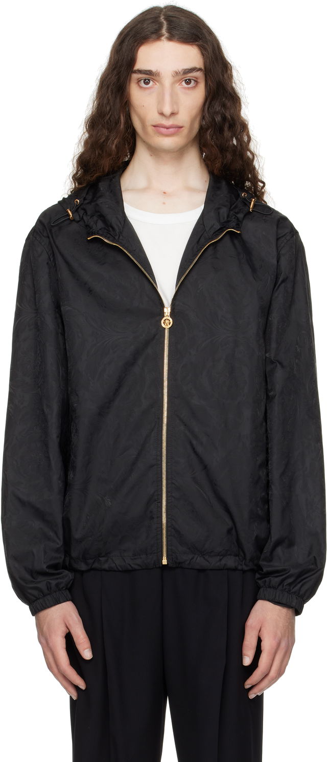 Versace Barocco Jacquard Windbreaker Jacket