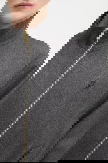 Яке бомбър Drôle de Monsieur Drôle de Monsieur La Trackjacket Flanelle Wool Bomber Jacket Сиво | H.JT234.WV008, 3