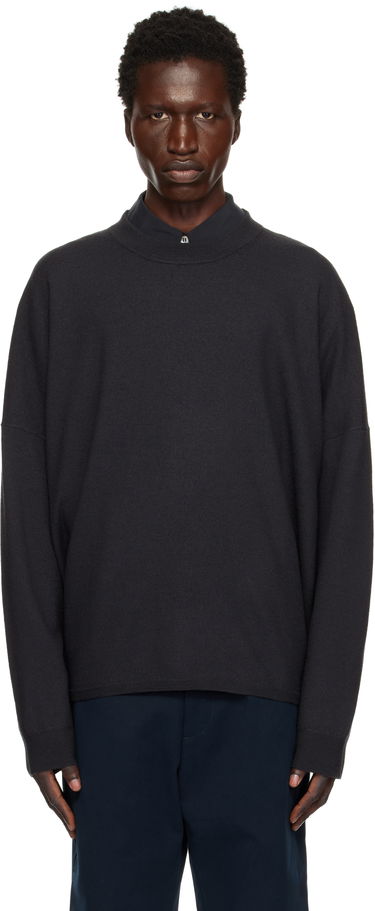 Пуловер Studio Nicholson Studio Nicholson Scafell Knit Sweater Черно | SCAFELL SNM - 1294, 0