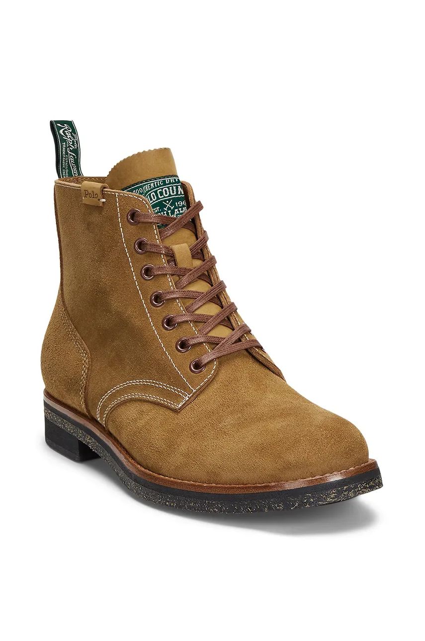Кецове и обувки Polo by Ralph Lauren Suede Boots Кафяво | 812945525001.200, 1