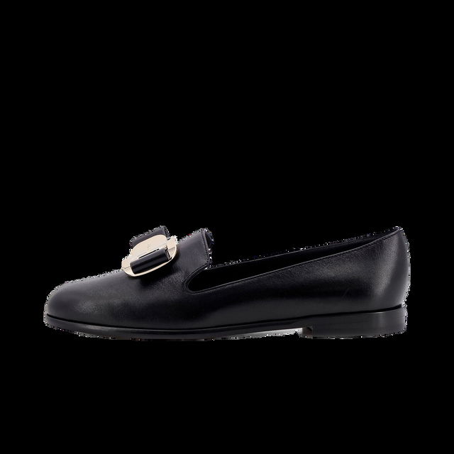 Black Leather Loafers