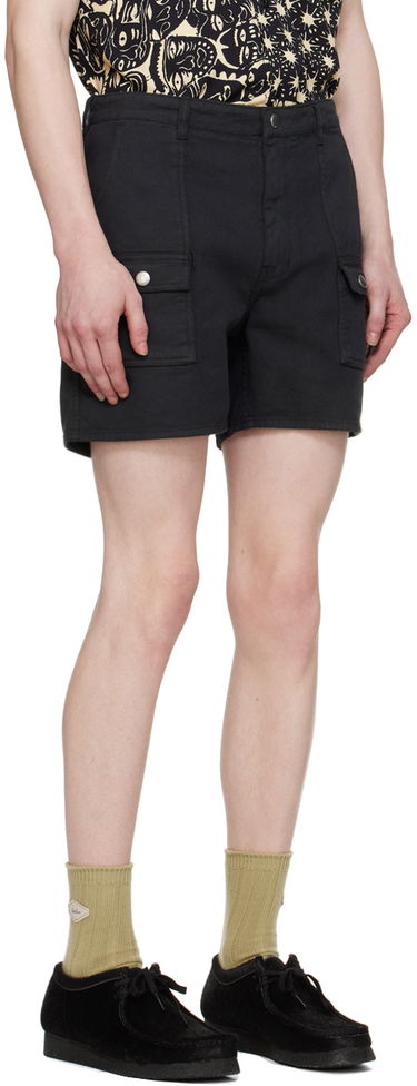 Къси панталони YMC YMC Pocket Shorts Черно | P9WAE, 1