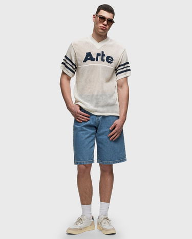 Къси панталони Arte Antwerp Heart Detail Stitch Синьо | SS24-077SHO-DENIM, 1