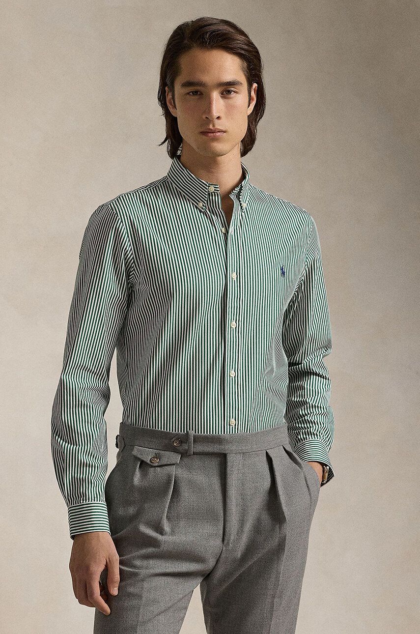 Риза Polo by Ralph Lauren Polo Ralph Lauren Regular Fit Button-Down Shirt Зелено | 710929346, 0