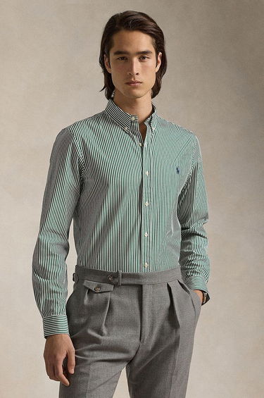 Риза Polo by Ralph Lauren Polo Ralph Lauren Regular Fit Button-Down Shirt Зелено | 710929346, 0