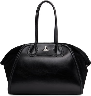 Голяма пазарска чанта Vivienne Westwood Vivienne Westwood Shirley Holdall Tote Черно | 4701000CW-C006J-, 0