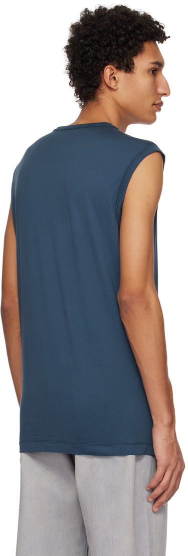 Потник Études Études Embroidered Tank Top Синьо | E23MM165A01143, 2