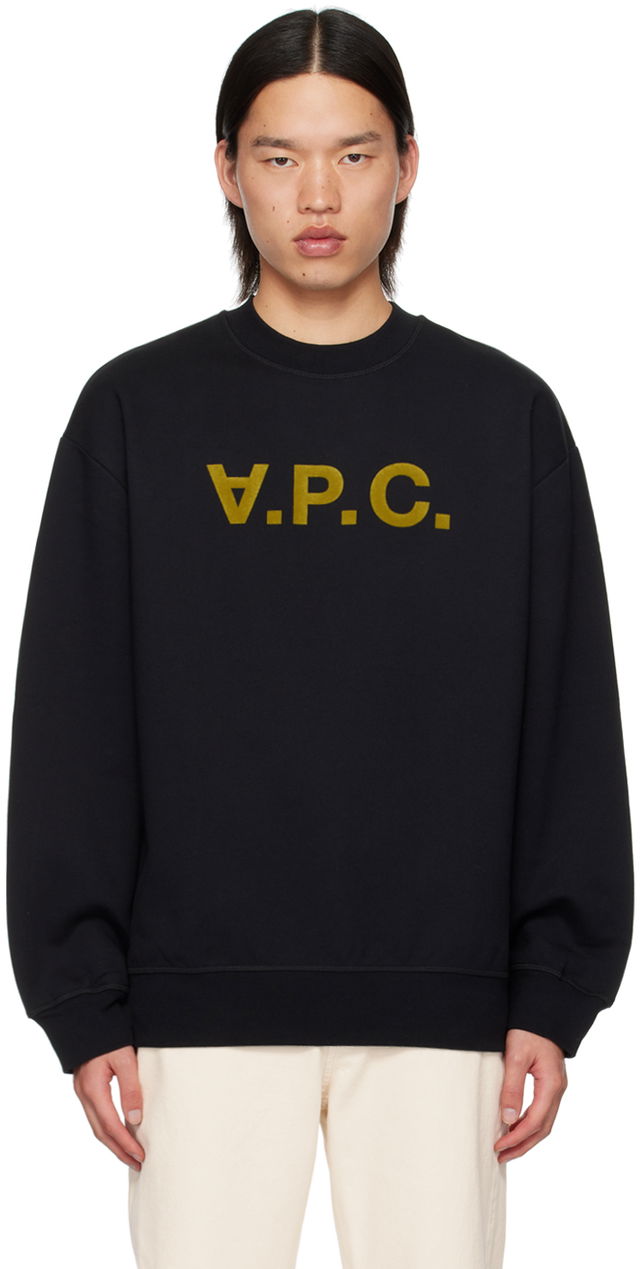 Black Oversize Grand 'V.P.C.' Sweatshirt