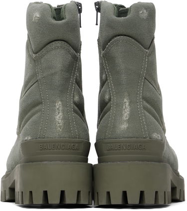 Кецове и обувки Balenciaga Combat Strike Boots "Green" Зелено | 694042-W2H11-3300, 1