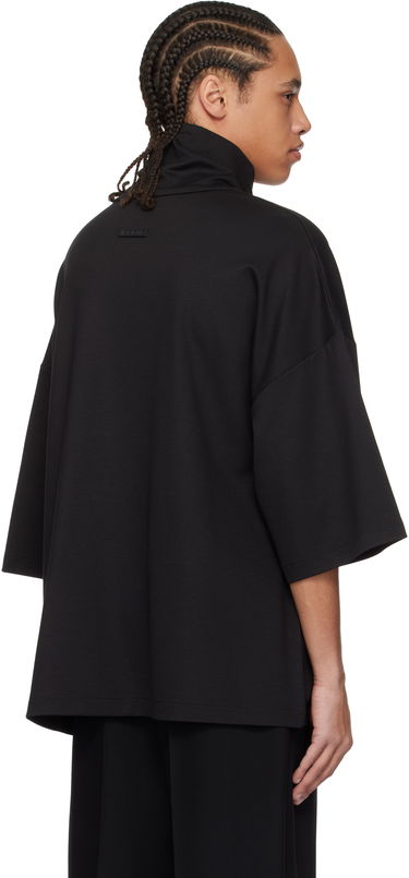 Пуловер Fear of God Fear of God High Neck Short Sleeve Sweatshirt Черно | FGE250-519VIS, 2