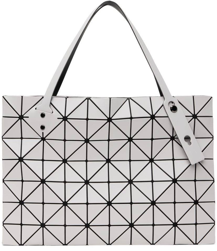 Голяма пазарска чанта BAO BAO ISSEY MIYAKE Geometric Pattern Tote Bag Сиво | BB48AG401