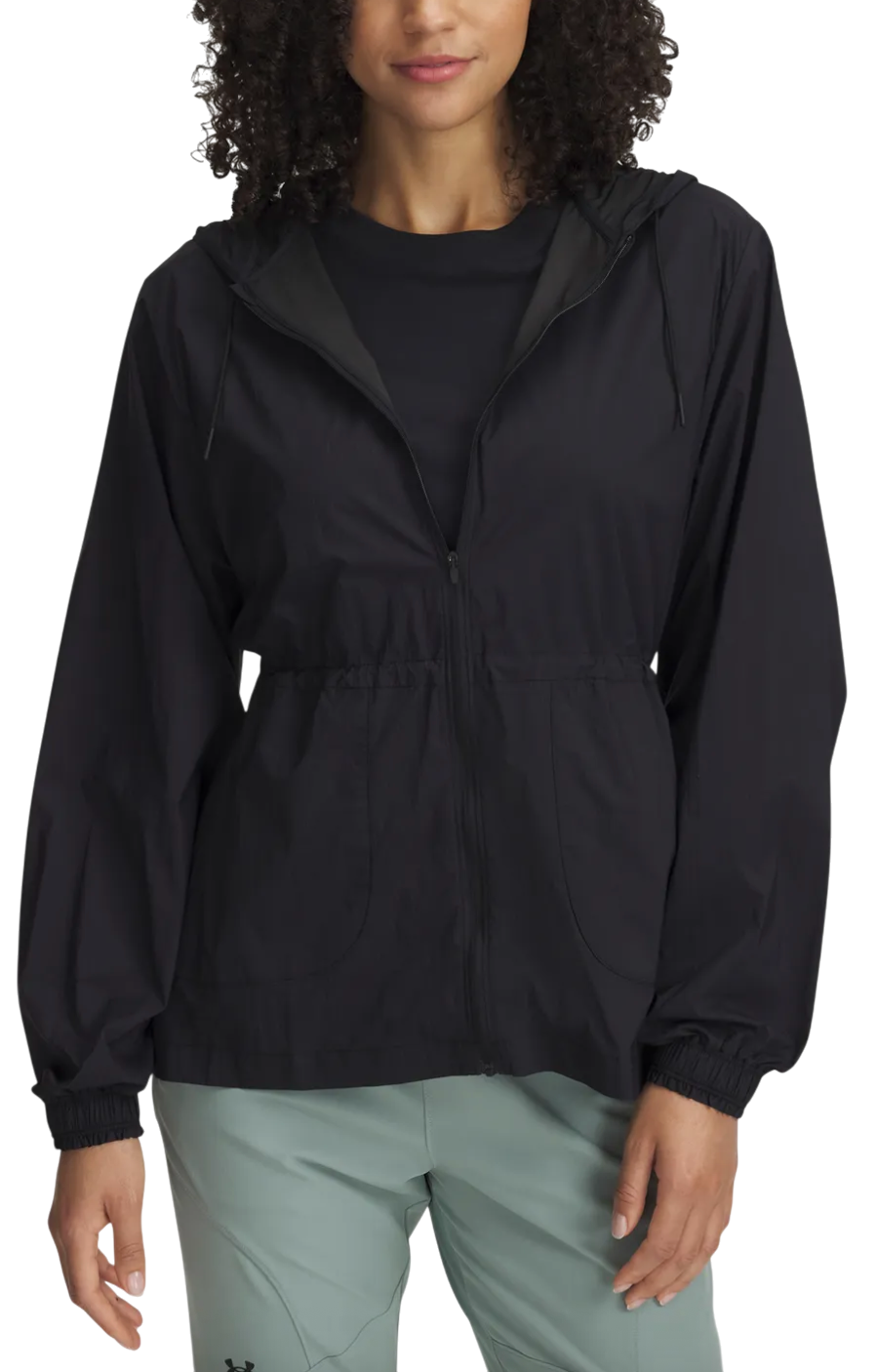 Яке Under Armour Under Armour Cinch Waist Hooded Jacket Черно | 1389502-001, 0