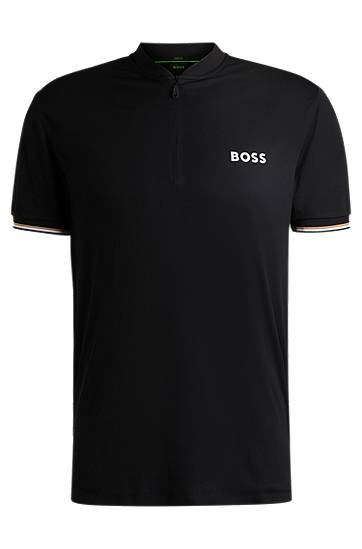 Slim-Fit Active Polo Shirt with UV Protection