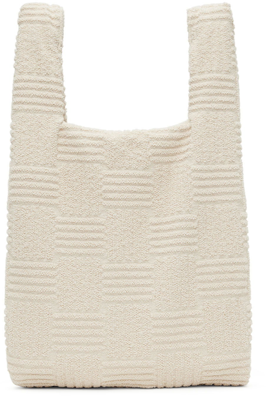 Голяма пазарска чанта Bottega Veneta Jacquard Tote Bag Сиво | 692168 V1SW0, 0
