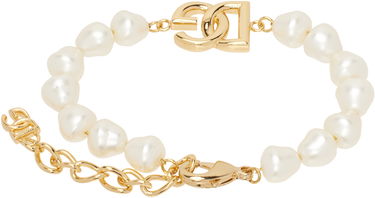 Гривна Dolce & Gabbana Link Pearls Bracelet Металик | WBQ6M1W1111, 1