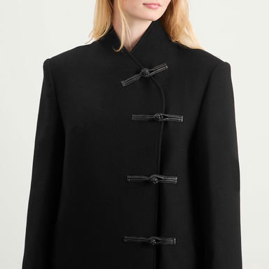 Mandarin Wool Coat, 5