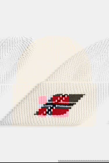 Шапка Napapijri Napapijri F-Evei Beanie Бяло | NP0A893PN1J1, 0