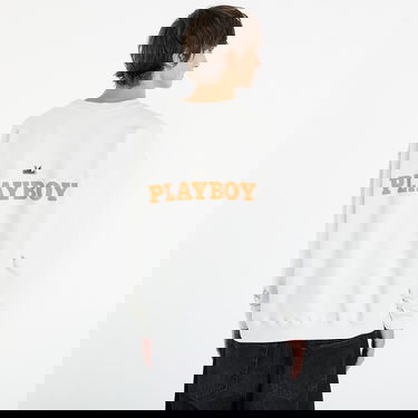 Суитчър Footshop Playboy x FTSHP Crewneck UNISEX Off White Бяло | FTSHP_520, 8