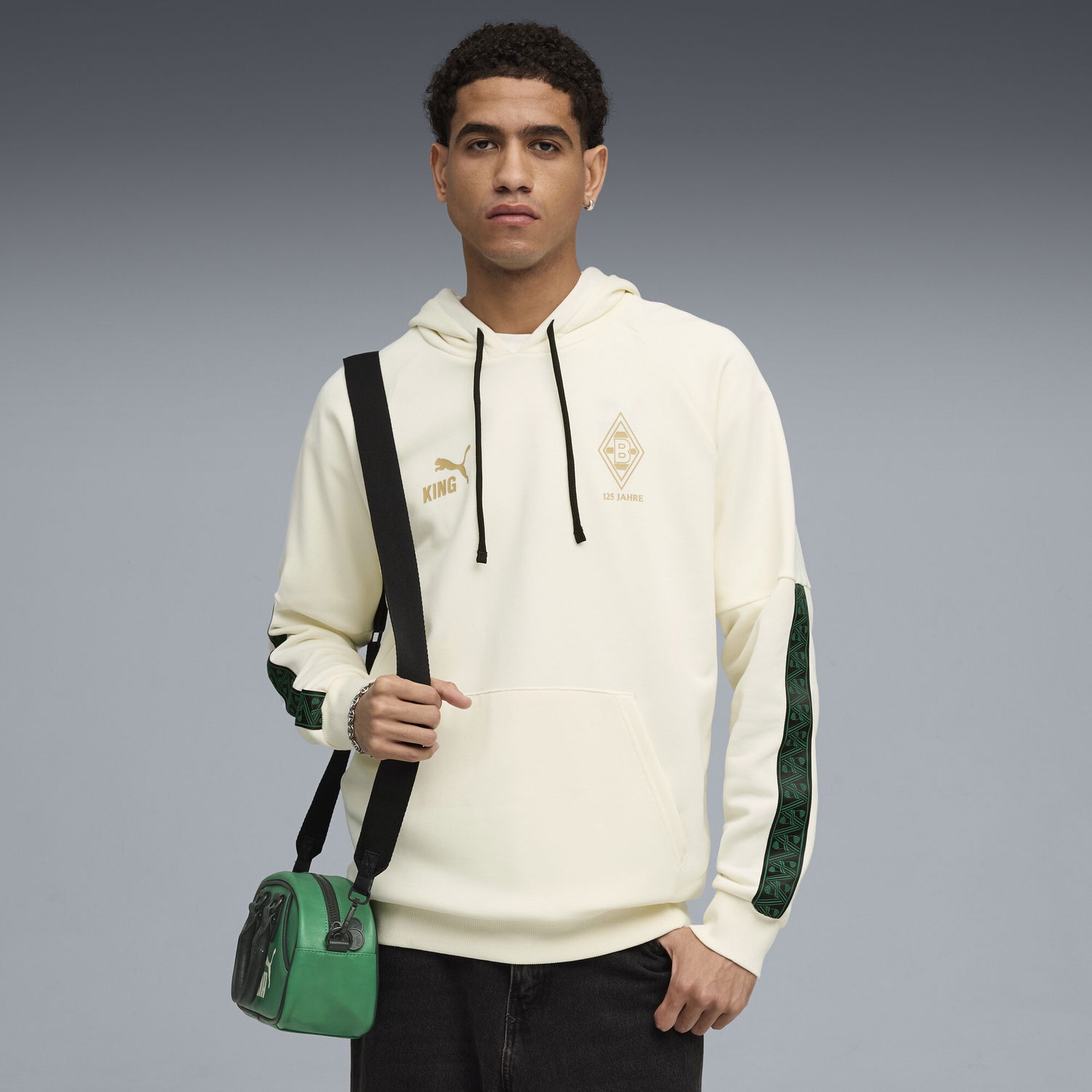 Суитчър Puma Borussia Mönchengladbach KING Hoodie Бяло | 781497_16, 1