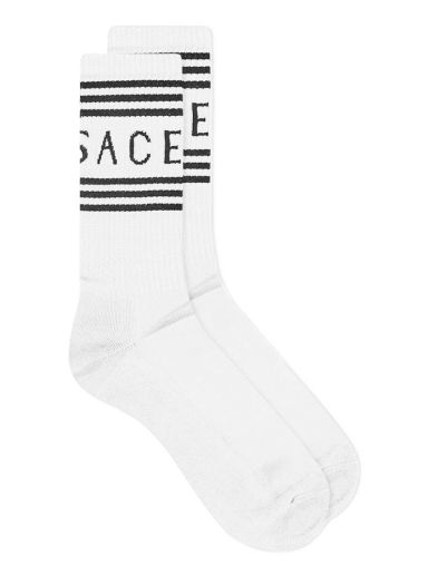 Чорапи Versace Sports Logo Sock Бяло | 1008835-1A06357-2W020