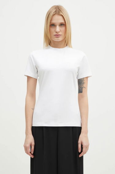 Тениска VETEMENTS VETEMENTS Fitted T-Shirt Бяло | WA66TR630W, 0