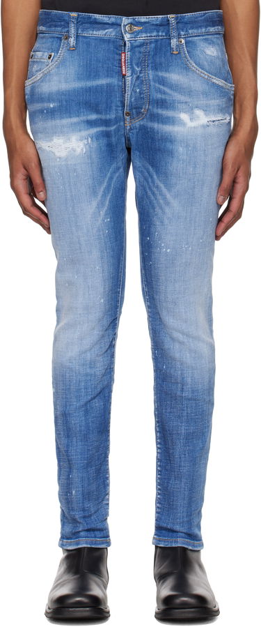 Дънки DSQUARED2 Dsquared2 Skater Jeans Синьо | S74LB1675_S30872, 0