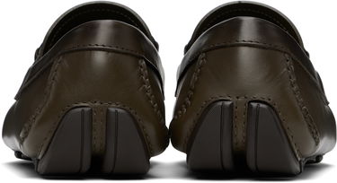 Облекло FERRAGAMO Salvatore Ferragamo Gancini Ornament Driver Loafers Зелено | 778796, 1