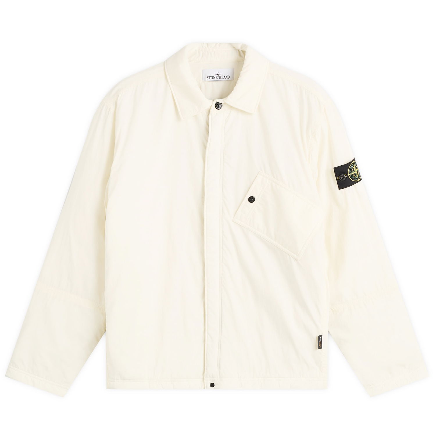 Риза Stone Island Stone Island Ripstop Cordura Zip Overshirt, Size Large Бяло | K2S151200007-V0093, 1