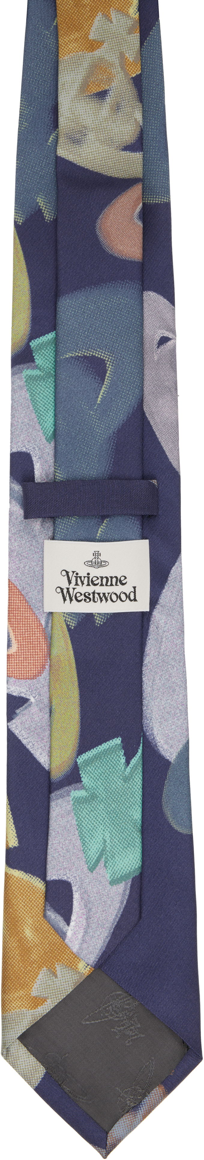 Шал Vivienne Westwood Vivienne Westwood Halftone Orbs Tie 8.5cm Тъмно синьо | 81050004-W015P-, 1