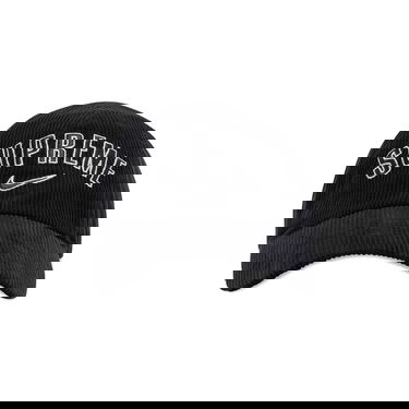 Шапка с козирка Supreme Nike x Arc Corduroy 6-Panel Черно | SS22H2 BLACK, 1