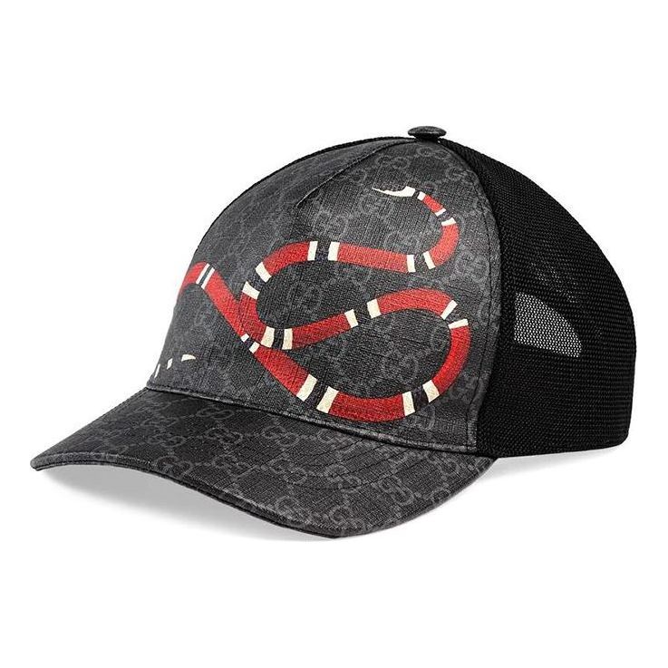 Шапка с козирка Gucci Kingsnake Print Baseball Hat Черно | 426887-4HB10-1060, 0