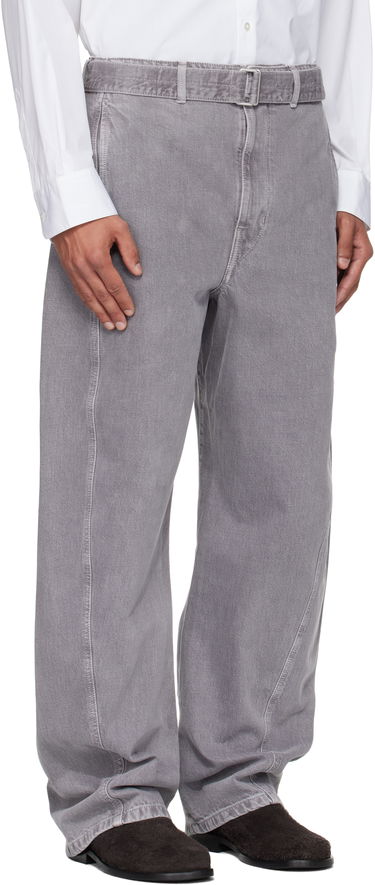 Дънки LEMAIRE Lemaire Twisted Belted Jeans Сиво | PA326 LD1062, 1