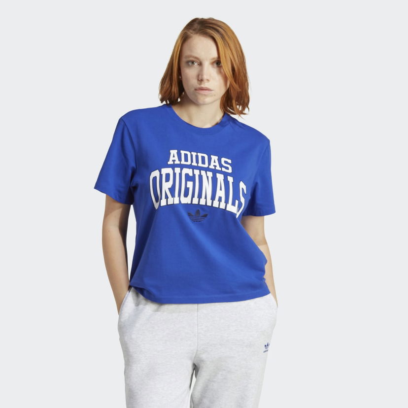 Тениска adidas Originals T-Shirt Тъмно синьо | IC5982