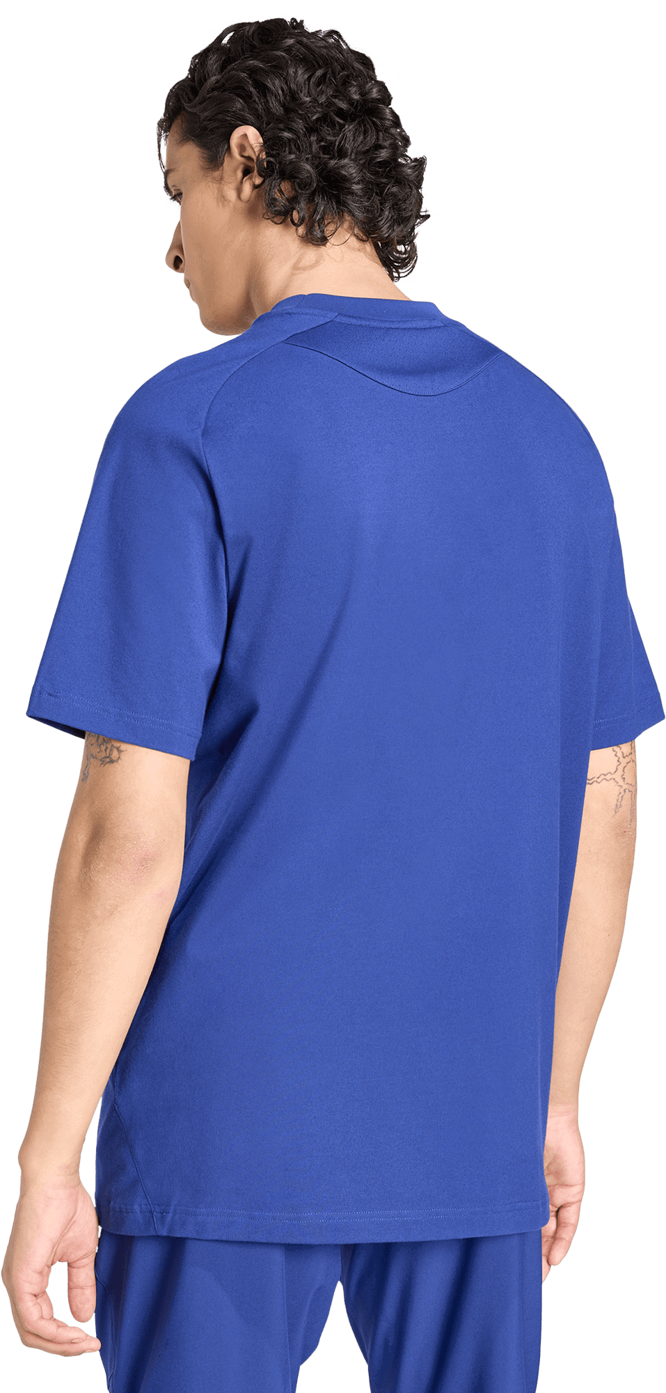 Тениска adidas Originals Italy Tiro Travel T-Shirt Синьо | jy7056, 1