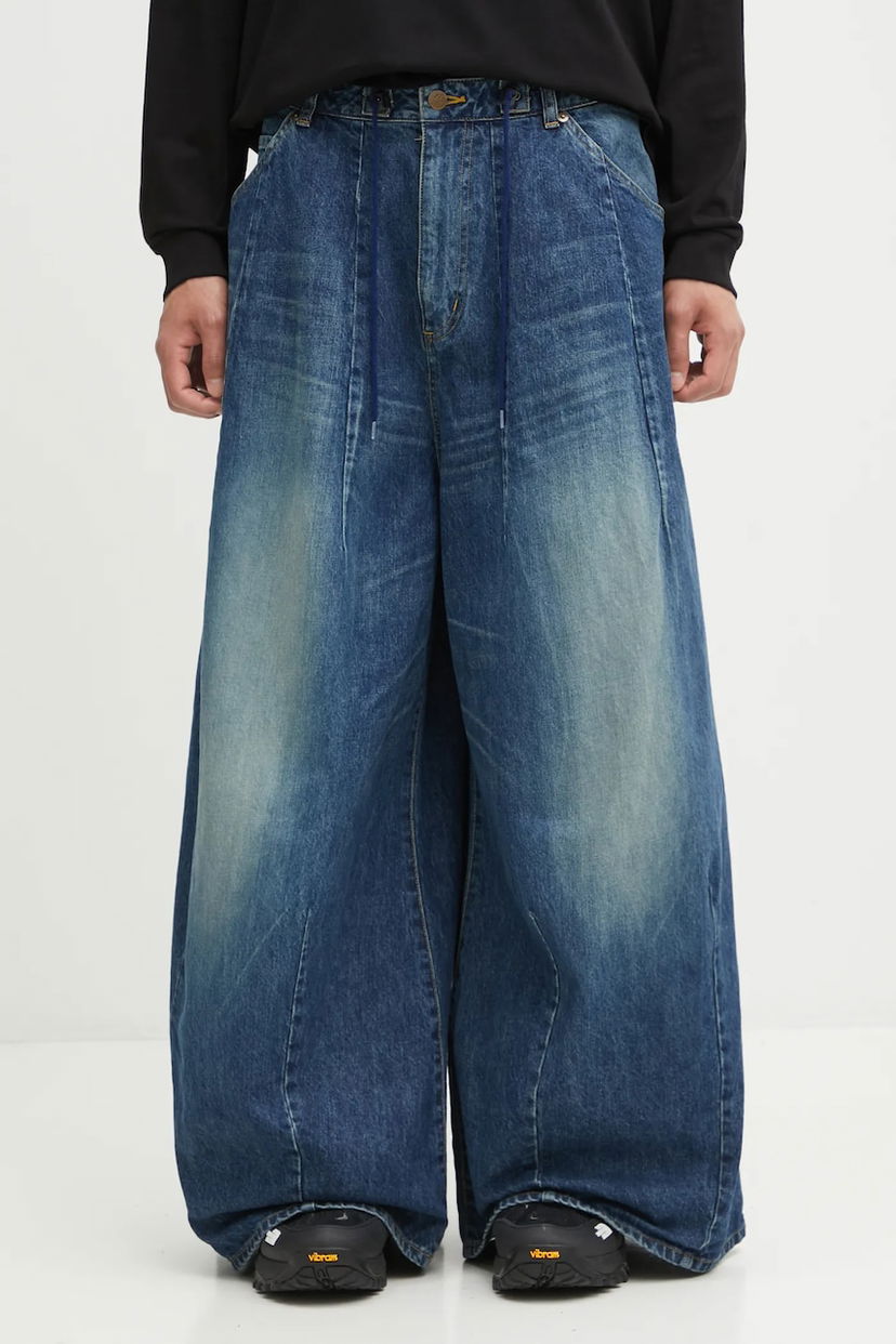 Дънки Needles Needles H.D. Buggy Jeans Синьо | RW233