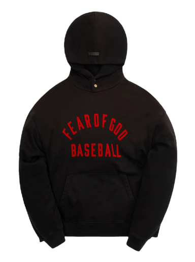 Суитчър Fear of God Baseball Hoodie Черно | FG50 078FLC 010
