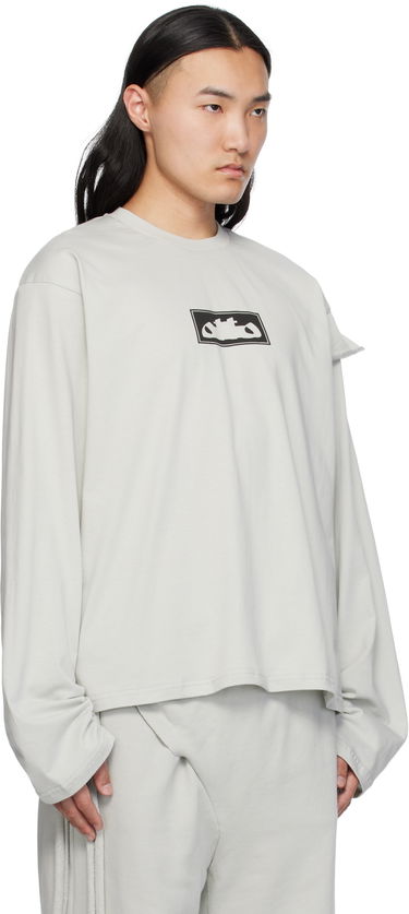 Тениска Ottolinger Ottolinger Logo Longsleeve T-Shirt Сиво | 115-102815-01, 1