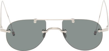 Слънчеви очила Thom Browne Thom Browne Titanium Rimless Aviator Sunglasses Металик | UES939A-G0001, 0
