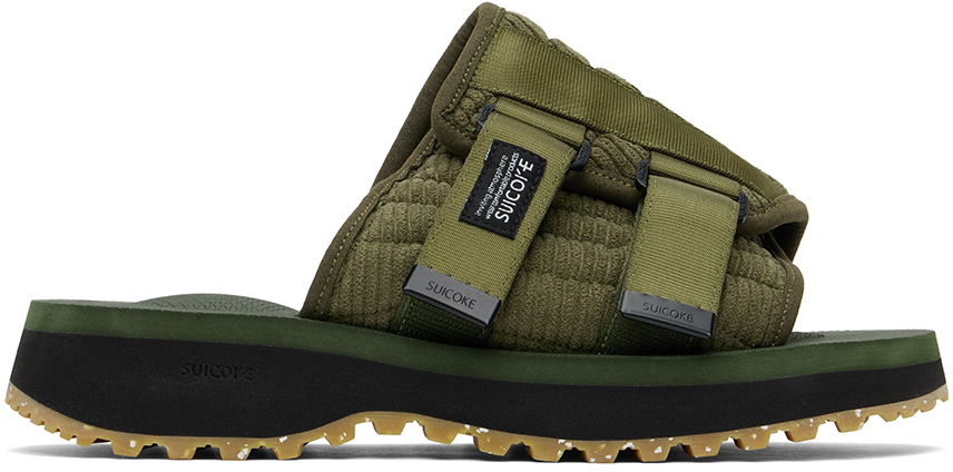 Кецове и обувки SUICOKE KAW-SHELLab Sandals Зелено | OG-081TRab-CO, 0