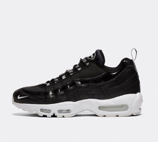 Кецове и обувки Nike Air Max 95 Premium Trainer Черно | 538416-020, 0