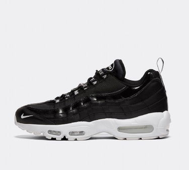 Кецове и обувки Nike Air Max 95 Premium Trainer Черно | 538416-020, 0